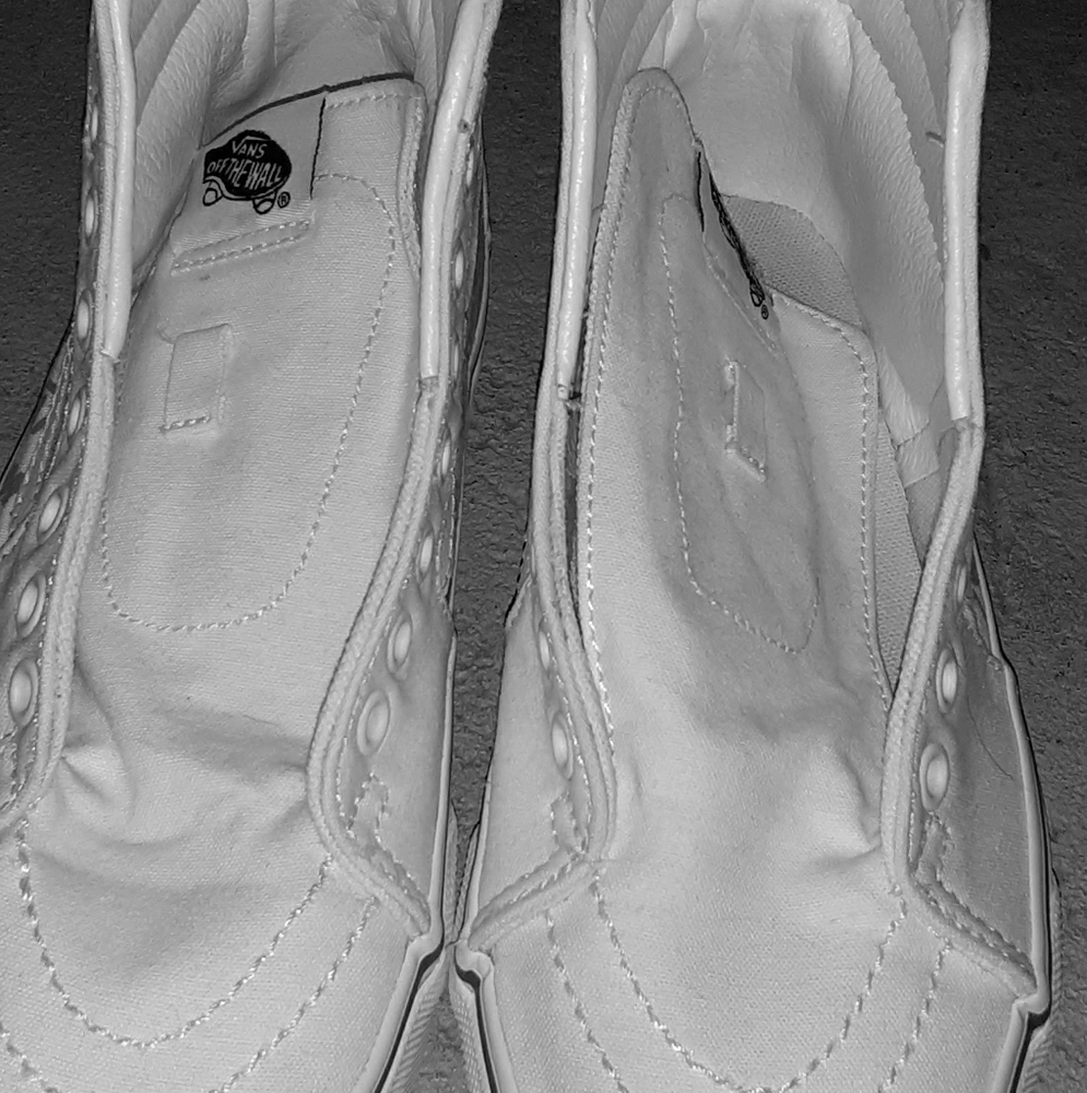 White high top vans